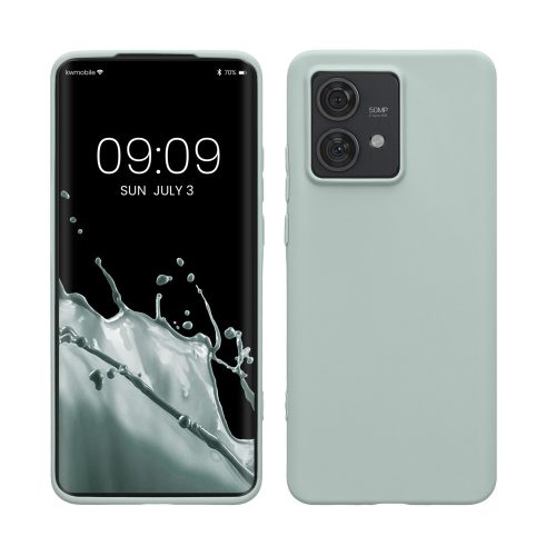 Husa Motorola Edge 40 Neo, Verde deschis, Silicon, KWM000022NU004C