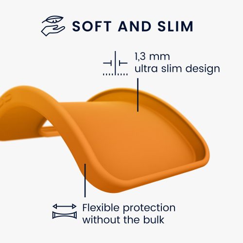 Husa Motorola Edge 40 Neo, Portocaliu, Silicon, KWM000022NU008C