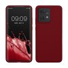 Husa Motorola Edge 40 Neo, Rosu inchis, Silicon, KWM000022NV003C