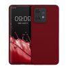 Husa Motorola Edge 40 Neo, Rosu inchis, Silicon, KWM000022NV003C