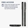 Husa Motorola Edge 40 Neo, Maro/Negru, Lemn, KWM000022NW001C