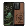 Husa Motorola Edge 40 Neo, Maro, Lemn, KWM000022OB001C