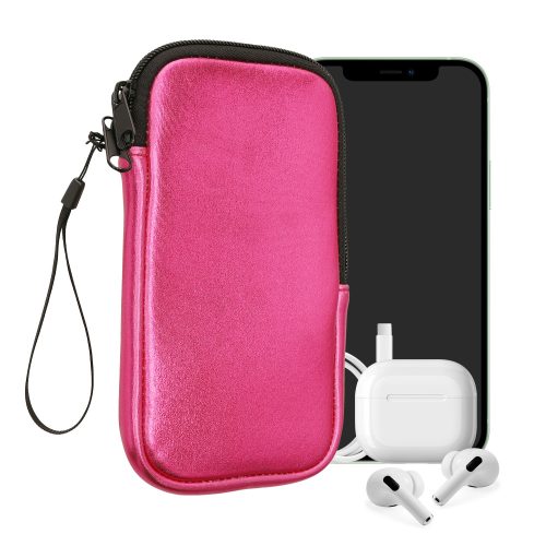Husa Universala telefon, Marime XXL - 7 inch, Roz, Neopren, KWM0000099O178C