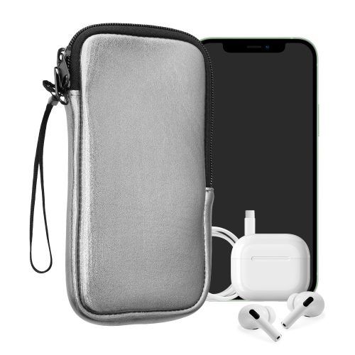 Husa Universala telefon, Marime XL - 6.8 inch, Gri, Neopren, KWM0000099O180C