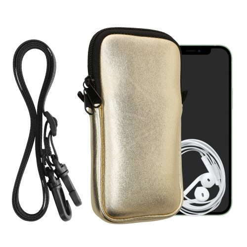Husa Universala telefon, Marime XXL - 7 inch, Auriu, Neopren, KWM000016AI064C