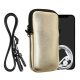 Husa Universala telefon, Marime XXL - 7 inch, Auriu, Neopren, KWM000016AI064C