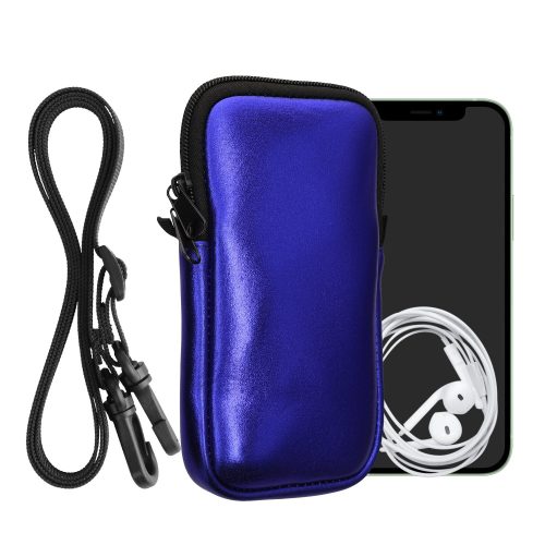 Husa Universala telefon, Marime XXL - 7 inch, Albastru, Neopren, KWM000016AI066C