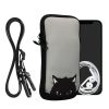 Husa Universala telefon, Marime XXL - 7 inch, Gri/Negru, Neopren, KWM000016AJ031C
