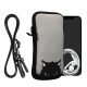 Husa Universala telefon, Marime XXL - 7 inch, Gri/Negru, Neopren, KWM000016AJ031C