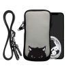 Husa Universala telefon, Marime XXL - 7 inch, Gri/Negru, Neopren, KWM000016AJ031C