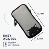Husa Universala telefon, Marime XXL - 7 inch, Gri/Negru, Neopren, KWM000016AJ031C