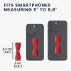 Set 3 Suporti elastici Kwmobile pentru telefoane, Rosu, Plastic, KWM000008OB039C