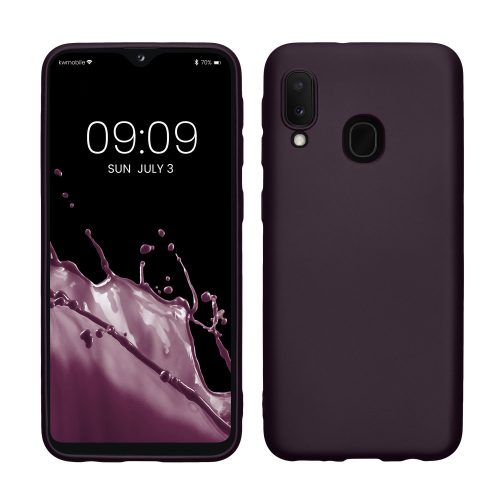 Husa Samsung Galaxy A20e, Visiniu, Silicon, KWM0000102K009C