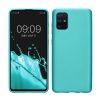 Husa Samsung Galaxy A71, Verde deschis, Silicon, KWM000010ZN016C