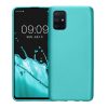 Husa Samsung Galaxy A71, Verde deschis, Silicon, KWM000010ZN016C