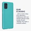Husa Samsung Galaxy A71, Verde deschis, Silicon, KWM000010ZN016C
