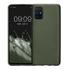 Husa Samsung Galaxy A71, Verde inchis, Silicon, KWM000010ZN017C