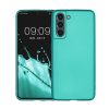 Husa Samsung Galaxy S21, Verde, Silicon, KWM000012BU015C