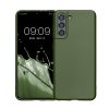 Husa Samsung Galaxy S21, Verde inchis, Silicon, KWM000012BU017C