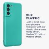 Husa Samsung Galaxy S21 FE, Verde, Silicon, KWM000013FE014C