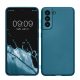 Husa Samsung Galaxy S21 FE, Albastru, Silicon, KWM000013FE015C