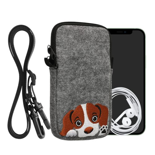 Husa Universala telefon, Marime L - 6.5 inch, Multicolor, Textil, KWM000016AK021C