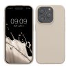 Husa Apple iPhone 15 Pro, Crem, Silicon, KWM000020CC012C
