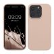 Husa Apple iPhone 15 Pro, Crem, Silicon, KWM000020CC014C