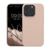 Husa Apple iPhone 15 Pro, Crem, Silicon, KWM000020CC014C