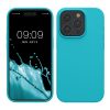 Husa Apple iPhone 15 Pro, Albastru deschis, Silicon, KWM000020CC015C