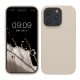 Husa Apple iPhone 15 Pro Max, Crem, Silicon, KWM000020CD012C
