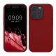 Husa Apple iPhone 15 Pro Max, Rosu inchis, Silicon, KWM000020CD014C