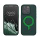 Husa Apple iPhone 15 Pro, Verde inchis, Silicon, KWM000022OF002C