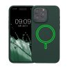 Husa Apple iPhone 15 Pro Max, Verde inchis, Silicon, KWM000022OG002C