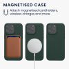 Husa Apple iPhone 15 Pro Max, Verde inchis, Silicon, KWM000022OG002C