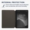 Husa Kwmobile pentru Samsung Galaxy Tab S9 FE, Gri inchis/Negru, Textil, KWM000023QG001C