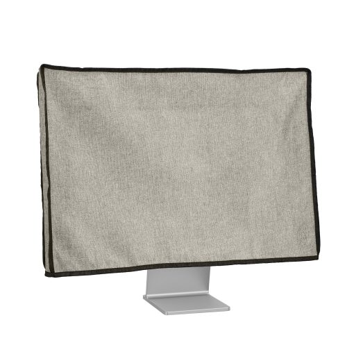 Husa Kwmobile pentru monitor de 24-26 inch, Maro deschis, Textil, KWM000017VF003C