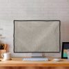 Husa Kwmobile pentru monitor de 24-26 inch, Maro deschis, Textil, KWM000017VF003C