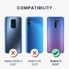 Husa Xiaomi Redmi 9, Negru/Alb, Silicon, KWM000011MO004C
