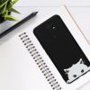 Husa Xiaomi Redmi 9, Negru/Alb, Silicon, KWM000011MO004C