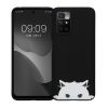 Husa Xiaomi Redmi 10 (2022)/Redmi 10 (2021), Negru/Alb, Silicon, KWM000013XL002C
