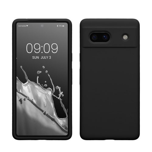 Husa Google Pixel 7a, Negru, Silicon, KWM000019YE038C