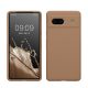 Husa Google Pixel 7a, Crem, Silicon, KWM000019YE042C