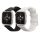 Set 2 Curele Kwmobile pentru Garmin Venu Sq 2 Music, Negru/Alb, Silicon, KWM000018RC006C