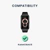 Set 2 Curele Kwmobile pentru Huawei Band 8, Negru/Verde inchis, Silicon, KWM0000198N004C