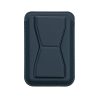 Card pocket Universal Kwmobile pentru telefoane, Albastru inchis, Piele ecologica, KWM0000199F004C
