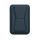 Card pocket Universal Kwmobile pentru telefoane, Albastru inchis, Piele ecologica, KWM0000199F004C