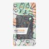 Card pocket Universal Kwmobile pentru telefoane, Negru, Piele ecologica, KWM000020IO001C