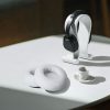 Set 2 Perne de urechi Kwmobile pentru Beats Studio Pro/DETOX, Alb, Piele ecologica, KWM0000251C002C