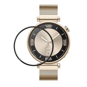   Set 2 Folii de protectie Kwmobile pentru Huawei Watch GT 4 (41mm), Transparent/Negru, Polimer, KWM0000251T001C